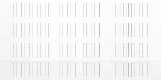 14x7 Short No Glass - White