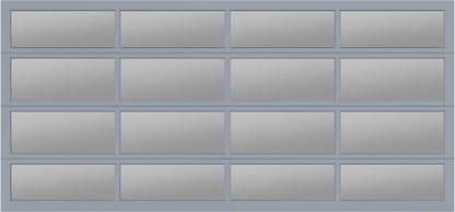 15'x7' Window - Aluminum - Clear Anodized - Black Laminate