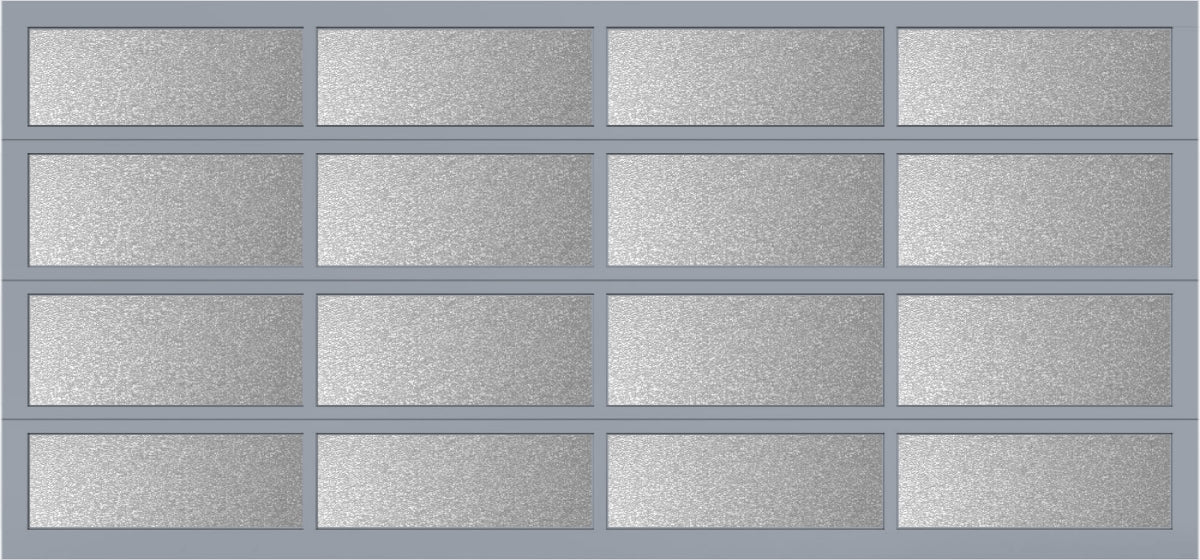 15'x7' Window - Aluminum - Anodized - Obscure