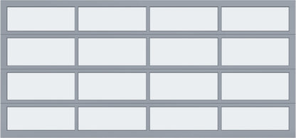 15'x7' Window - Aluminum - Clear Anodized - White Laminate