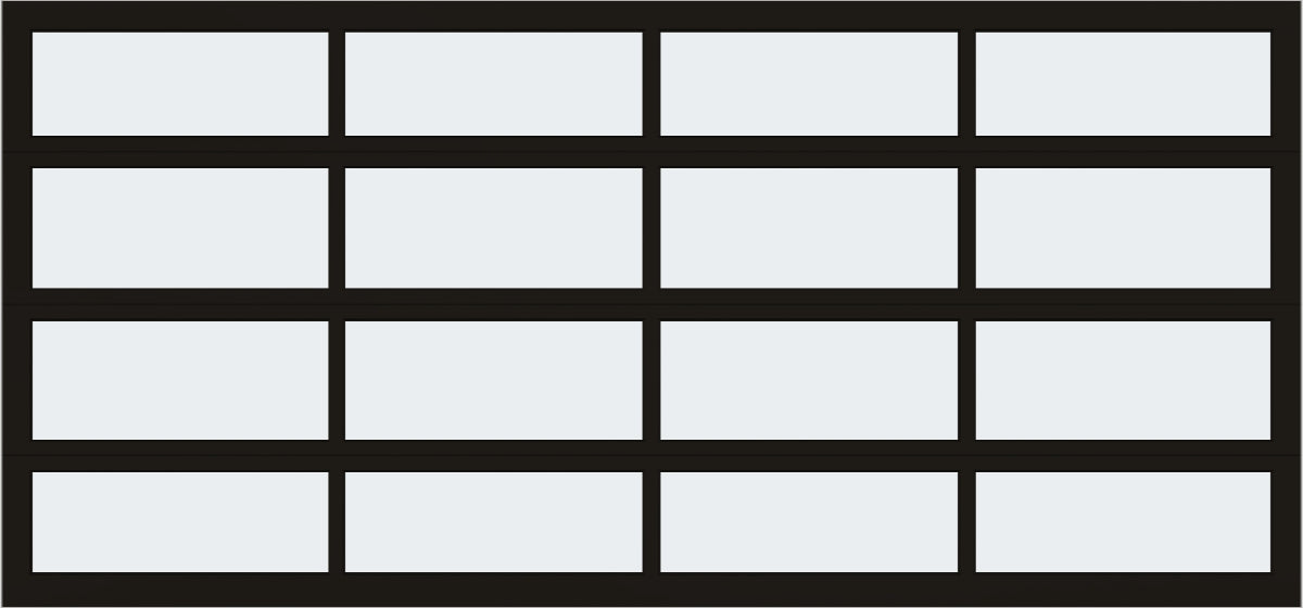 15'x7' Window - Aluminum - Dark Bronze - White Laminate