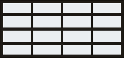 15'x7' Window - Aluminum - Dark Bronze - White Laminate