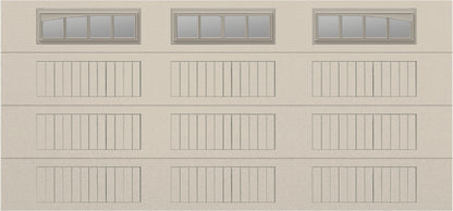 15x7 - Arched Stockton Long - Clear  With glass Long - Almond