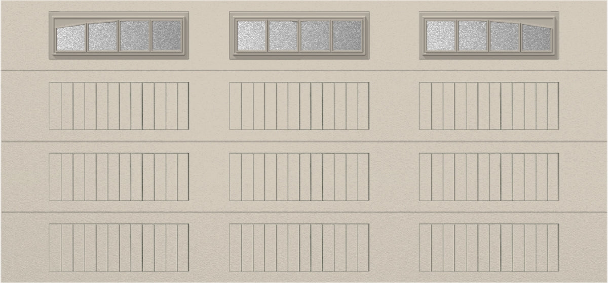 15x7 - Arched Stockton Long - ObscureWith glass Long - Almond