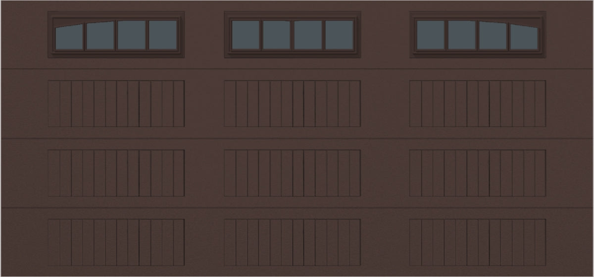 15x7 - Arched Stockton Long - Tinted With glass Long - Brown