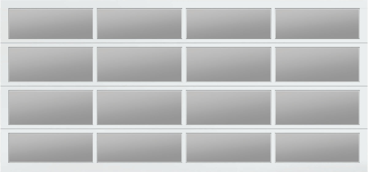 15'x7' Window - Aluminum - White - Clear