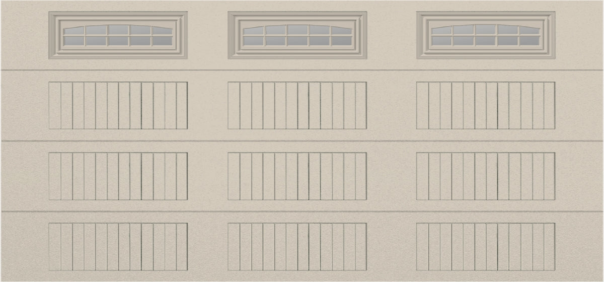 15x7 - Cascade - Clear  With glass Long - Almond