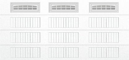 15x7 -  Cascade - Clear  With glass Long - White