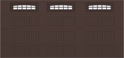 15x7 -  Cascade - Frosted  With glass Long - Brown