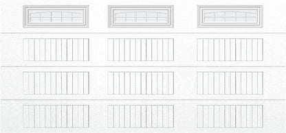 15x7 -  Cascade - Frosted  With glass Long - White