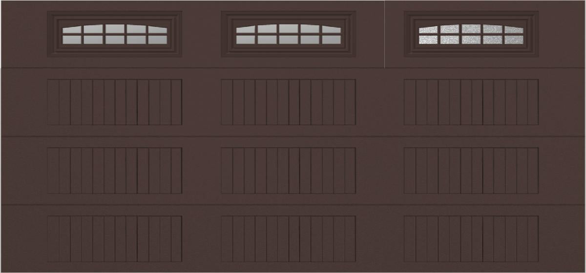 15x7 -  Cascade - Obscure  With glass Long - Brown