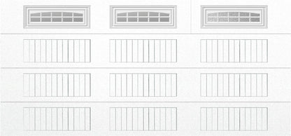 15x7 -  Cascade - Obscure  With glass Long - White