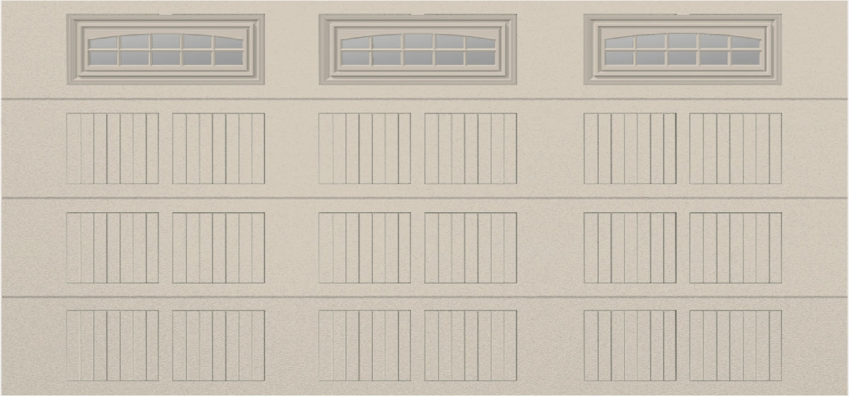 15x7 -  Cascade Short - Clear  With glass - Almond