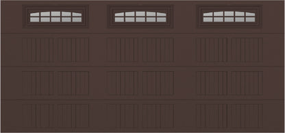 15x7 -  Cascade Short - Clear  With glass - Brown