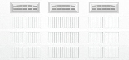 15x7 -  Cascade Short - Clear  With glass - White