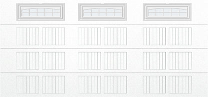 15x7 -  Cascade Short - Frosted  With glass - White