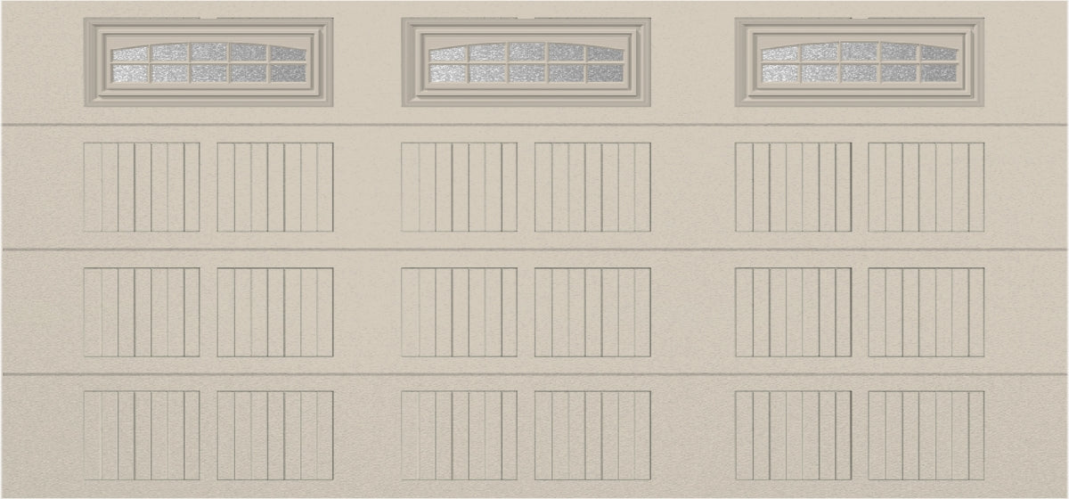 15x7 - Cascade - Obscure With glass - Almond