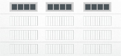15x7 -  Straight Stockbridge Long - Tinted   With glass Long - White