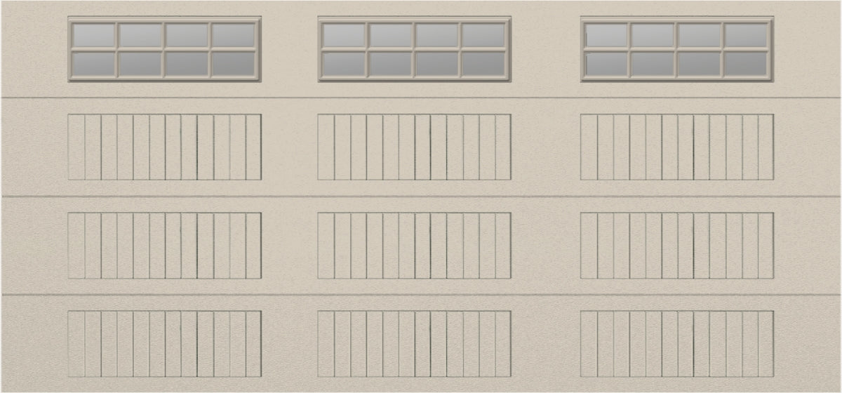 15x7 - Clear -  Stockton With glass Long Long - Almond