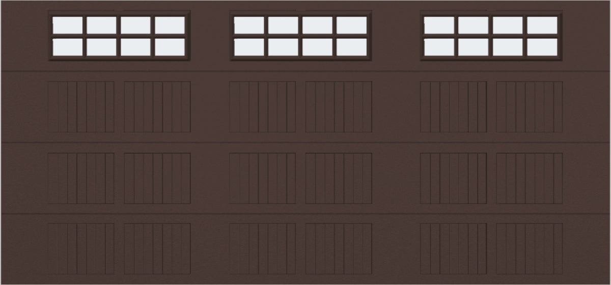 15x7 - Frosted  -  Stockton With glass - Brown