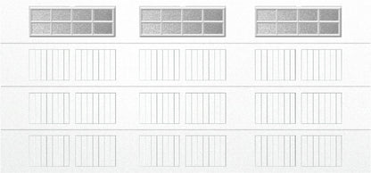 15x7 -  Obscure- Stockton With glass - White.