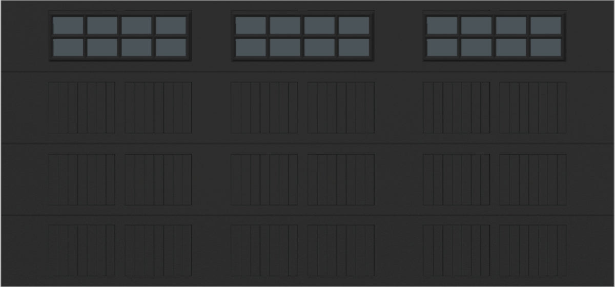 15x7 -  Tinted- Stockton With glass - Black