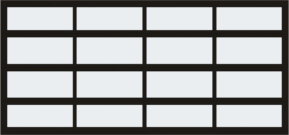 15'x7' Window - Aluminum - Dark Bronze - Frosted