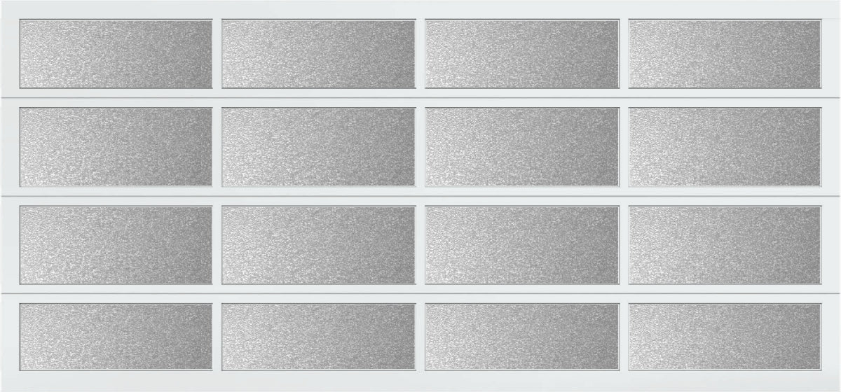 15'x7' Window - Aluminum - White - Obscure