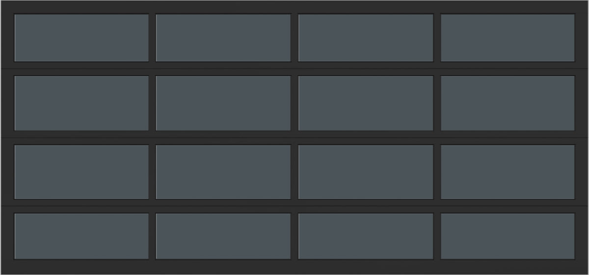 15'x7' Window - Aluminum  - Black - Tinted 