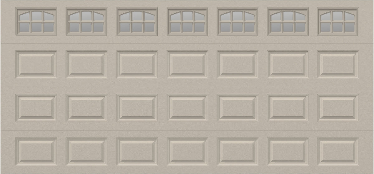 15x7 -  Cascade Short - Clear  With glass - Almond