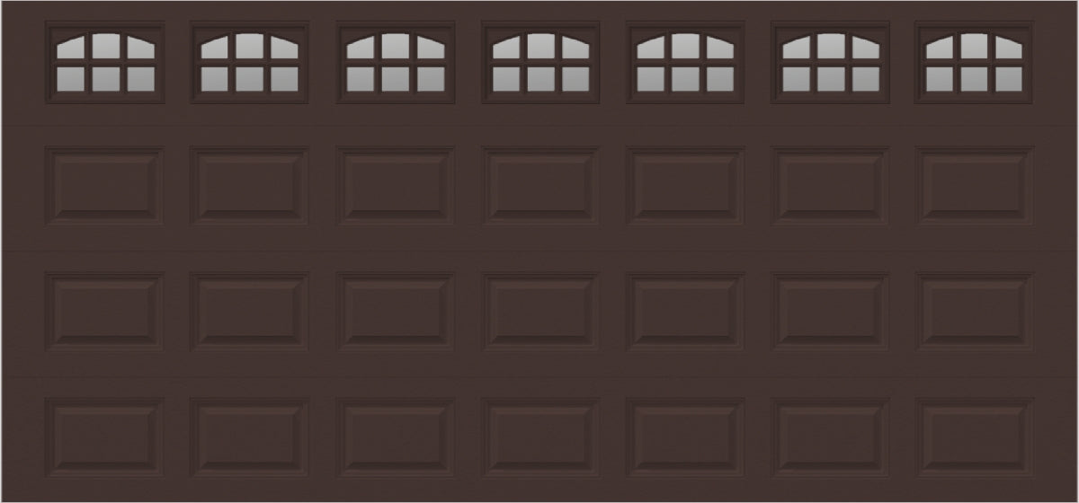 15x7 -  Cascade Short - Clear  With glass - Brown