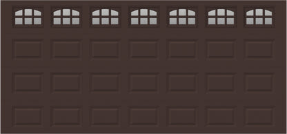 15x7 -  Cascade Short - Clear  With glass - Brown