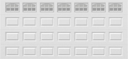 15x7 -  Cascade Short - Clear  With glass - White