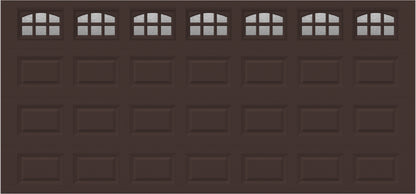 15x7 -  Cascade - Obscure With glass - Brown