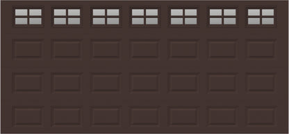 15x7 - Clear -  Stockton With glass Short - Brown