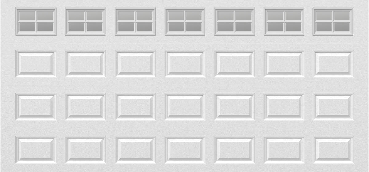 15x7 - Clear -  Stockton With glass Short - White