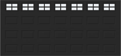 15x7 - Frosted -  Stockton With glass - Black