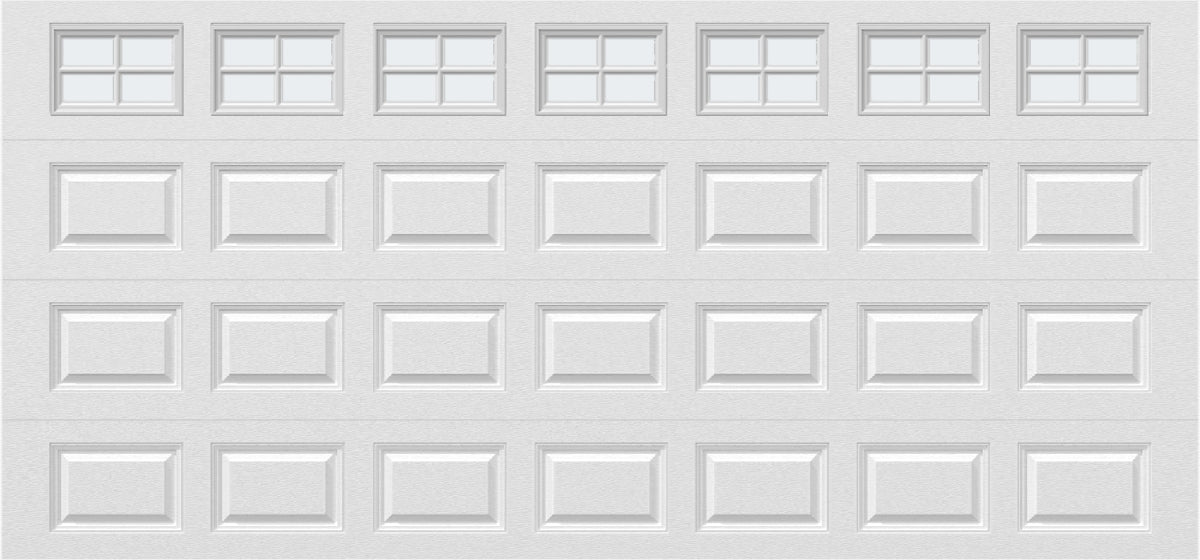 15x7 - Frosted -  Stockton With glass - White