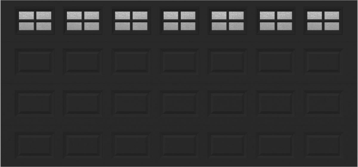 15x7 -  Obscure- Stockton With glass - Black.