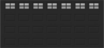 15x7 -  Obscure- Stockton With glass - Black.