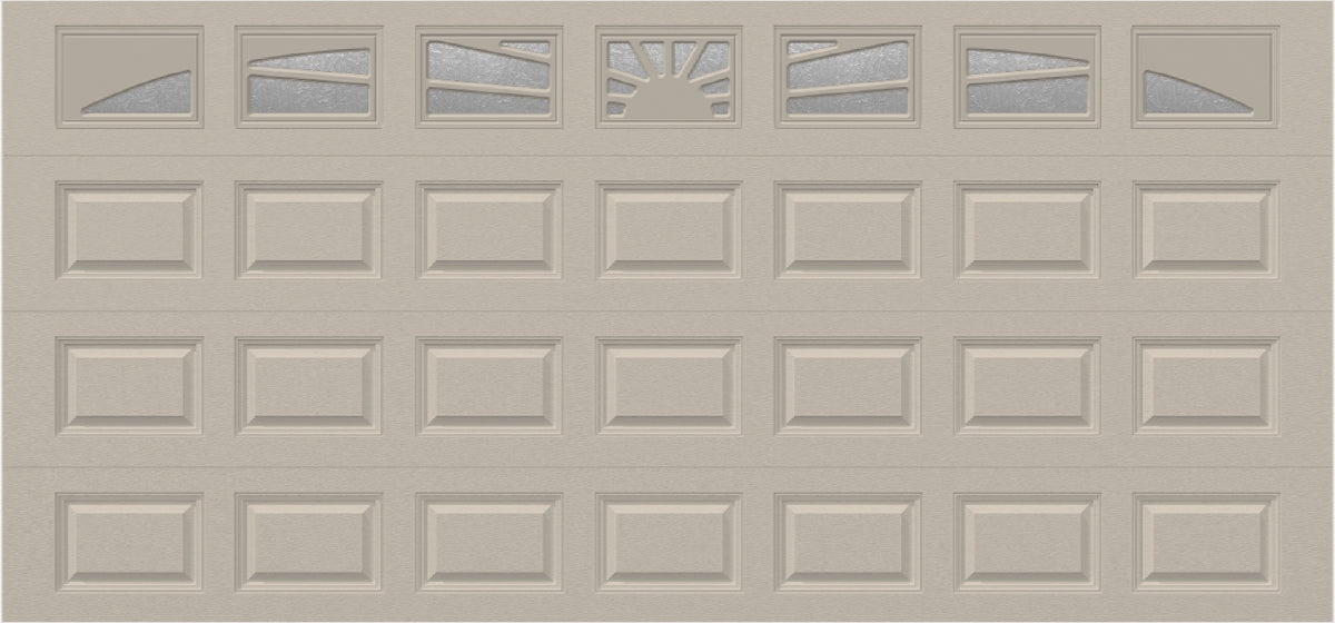 15x7 - Sunburst - Obscure - With glass Long - Almond