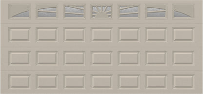 15x7 - Sunburst - Obscure - With glass Long - Almond