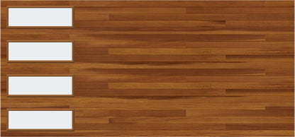 15x7 Window - Cedar Left - Frosted