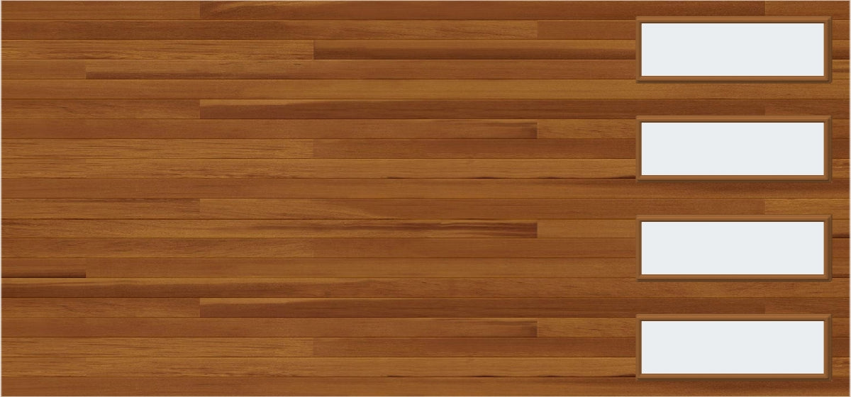 15x7 Window - Cedar Right - Frosted