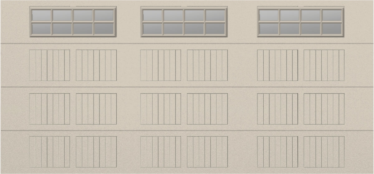 15x7 - Clear -  Stockton With glass Long Short - Almond