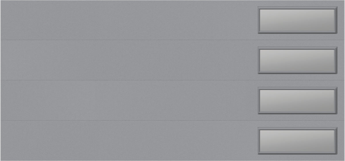 9'x7' Window - Skyflush Right -  Gray - Clear