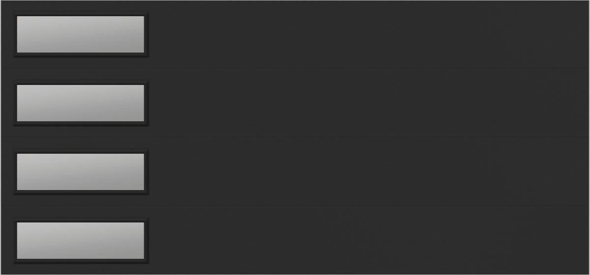 15'x7' Window - Skyflush Left  - Black - Clear 