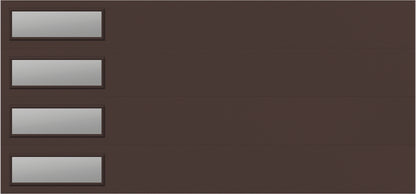 9'x7' Window - Skyflush Left - Brown - Clear