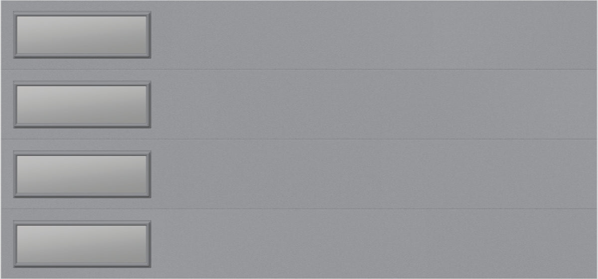 9'x7' Window - Skyflush Left -  Gray - Clear 