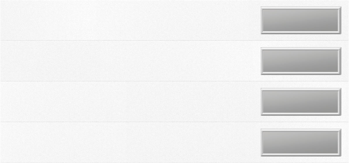 9'x7' Window - Skyflush Right - White - Clear